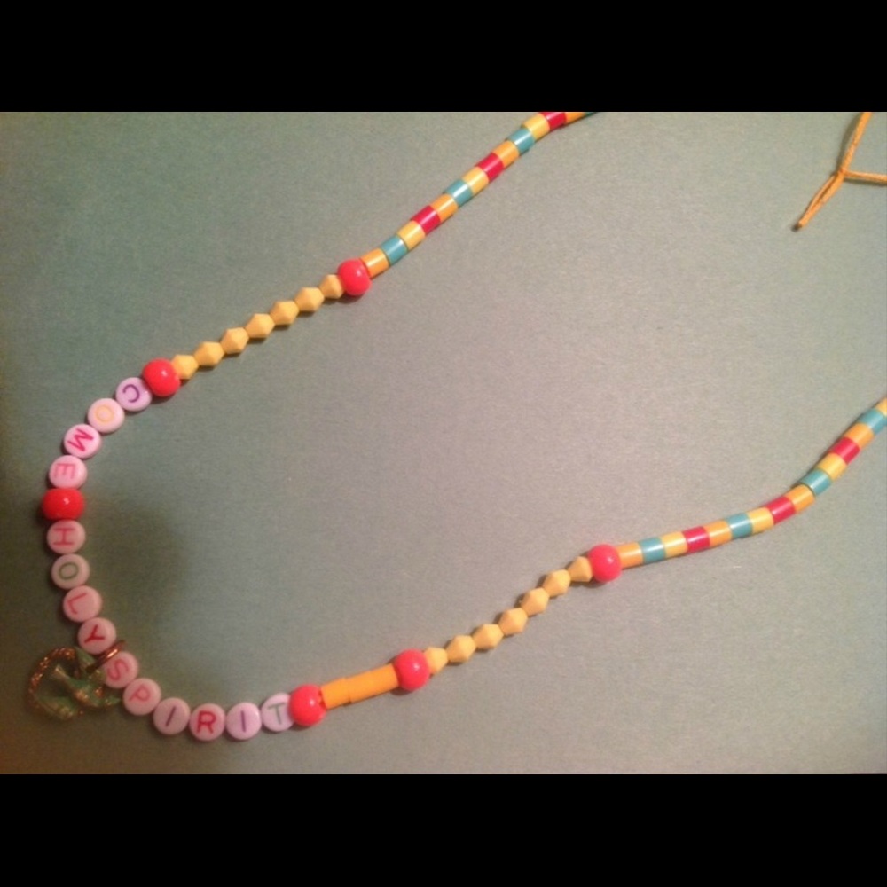 Come Holy Spirit Handmade Necklace